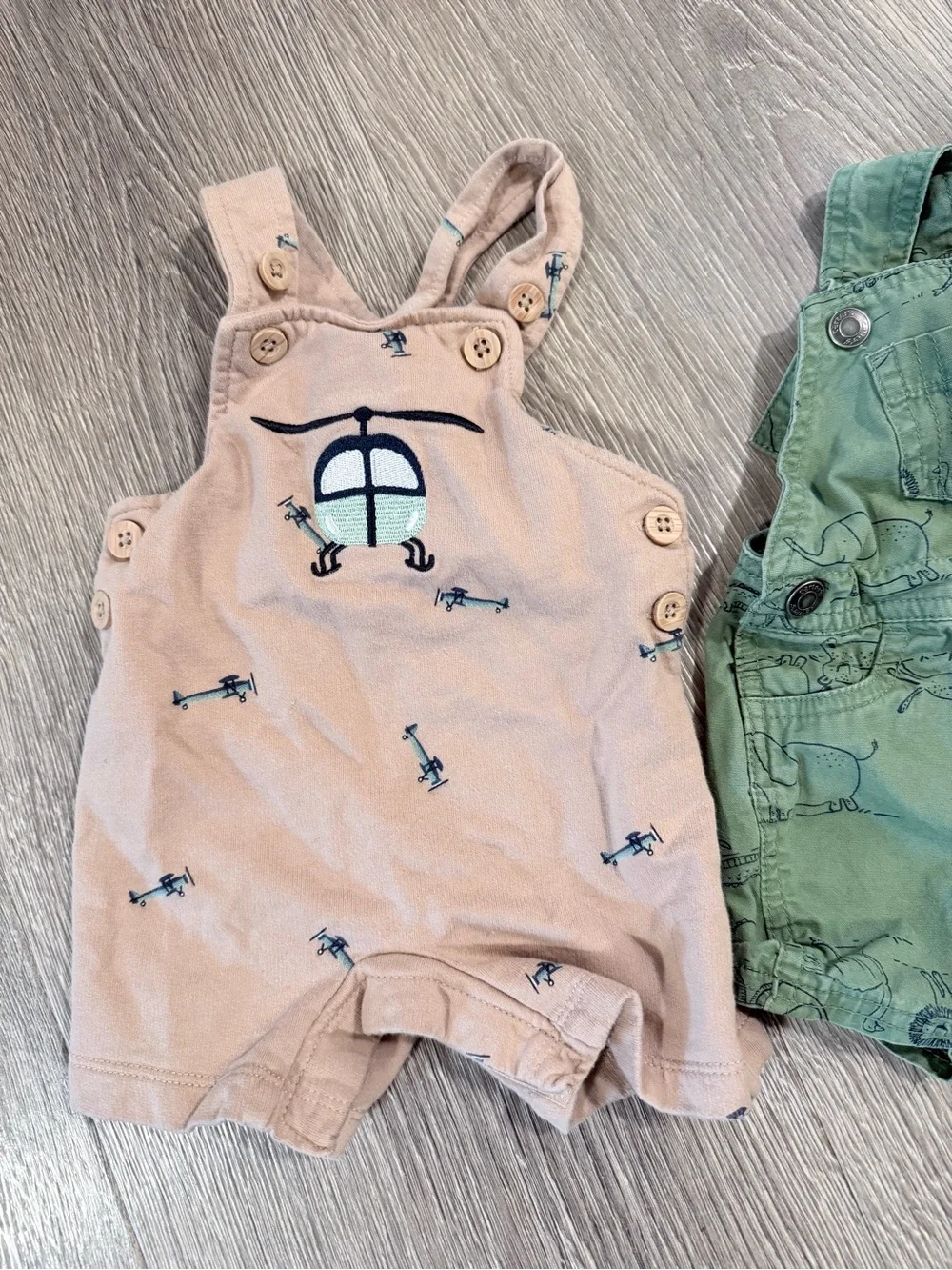 Baby Overalls Romper Two-Pack Bundle